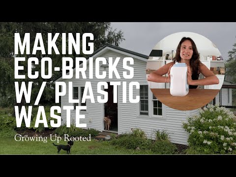 Building a Greenhouse With Plastic Waste (Eco-Bricks!) | The Beginning