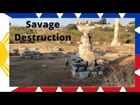 Exploring the remains of the Temple of Artemis ( 7th Wonder of the ancient World)