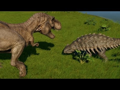 Ankylosaurus vs T-Rex, Indominus Rex, Spinosaurus, Giganotosaurus & Allosaurus (1080p 60FPS)