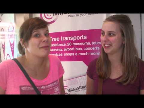 Vanessa & Anna from Germany with MilanoCard