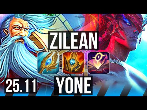 ZILEAN vs YONE (MID) | EUW Master | 25.11