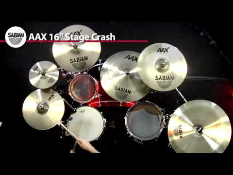 Sabian AAX Series Stage Crash 16" Brilliant Finish