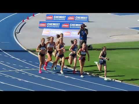 800m U16 Women Final, Australian Junior Championships, QSAC 14 April 2023