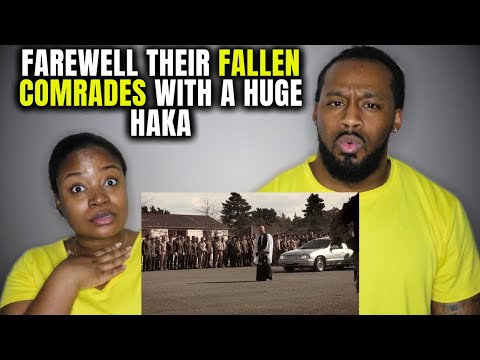 2nd 1st Farewell Their Fallen Comrades With A Huge Haka (American Couple Reacts)