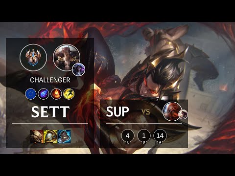 Sett Support vs Gragas - EUW Challenger Patch 11.1