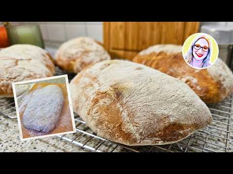 Fluffige Ciabatta mit Sauerteig & Hefewasser | Tipps & Tricks für Perfekte Brote 🍞✨
