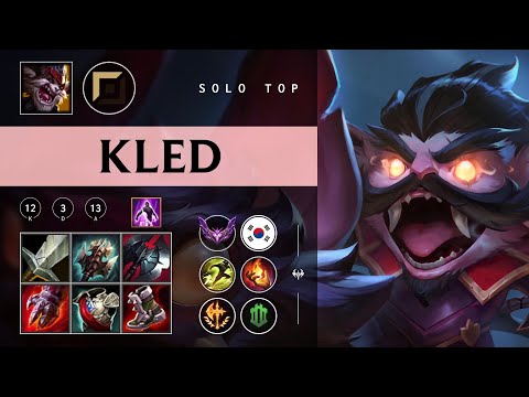 Kled Top vs Riven - KR Master Patch 26.01