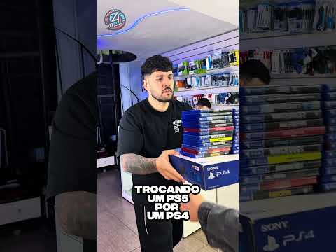 TROQUEI UM PS5 POR UM PS4🔥 #games #ps5 #ps4