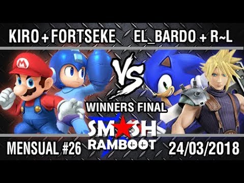 [SmashxRamboot #26] Kiro+ForTseKe Vs. El_Bardo+Robo~Luigi - Winners Final