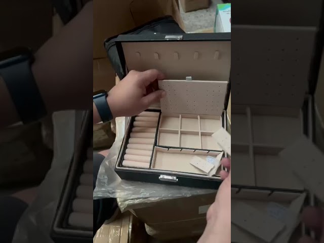 Vídeo relacionado con bussdis Soporte organizador de joyas, soporte para joyas, estilo cyberpunk negro