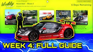 GT7: Weekly Challenge Week 4 Full Guide Play Through with Tunes