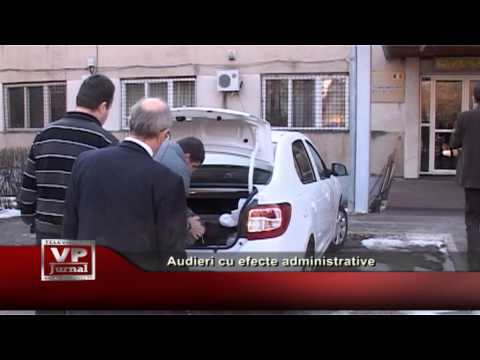 Audieri cu efecte administrative