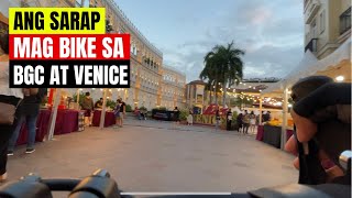 Bike Around BGC to Venice Piazza! Ang ganda mag bike dito