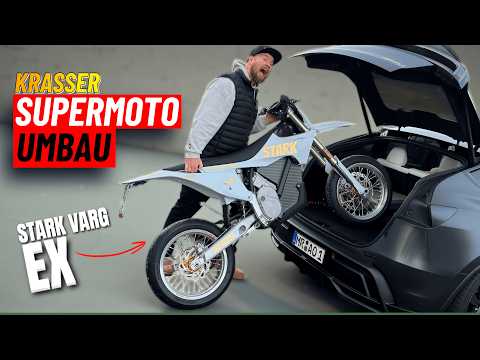 Krasser SUPERMOTO Umbau: STARK VARG EX – besser als die SM? TÜV legal?! | EFIEBER