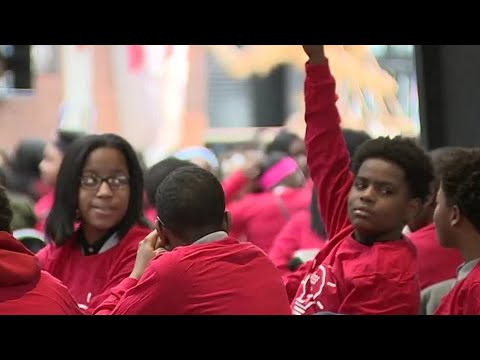 STEM day at Little Caesars Arena in Detroit