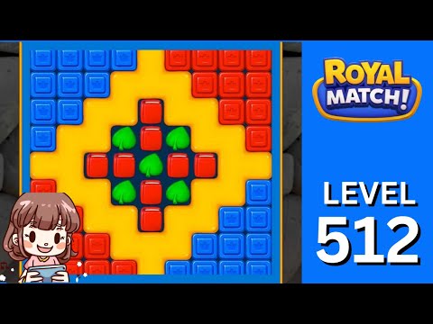 Royal Match Level 512 (No Boosters) 👑⚜️