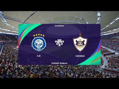 HJK vs Qarabağ (17/08/2023) UEFA Europa League PES 2021