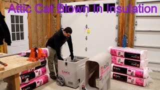 Owens Corning Attic Cat, blown in Insulation DIY!!!
