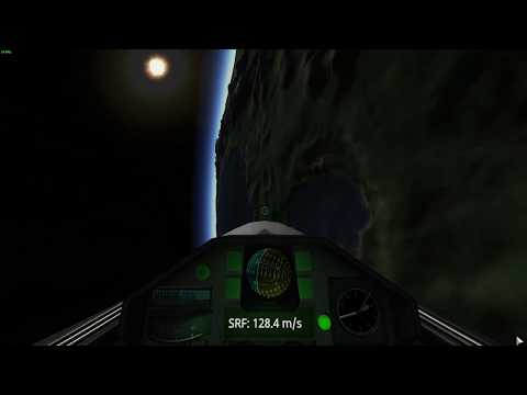 Kerbal Space Program 1.8.1: descent from 19000...into a mountain