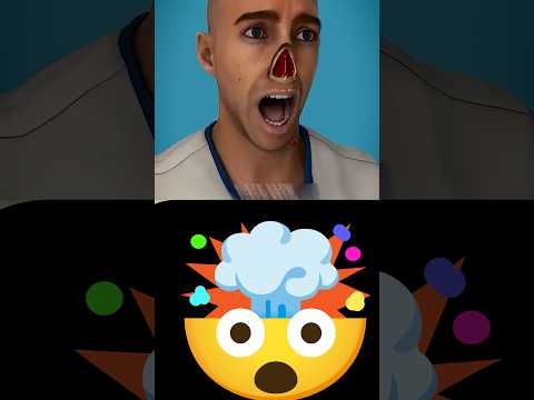 naak kat gyi 🤯 #3danimation #facts #animation #trendingshorts #shorts #animation #shortsfeed #3dart