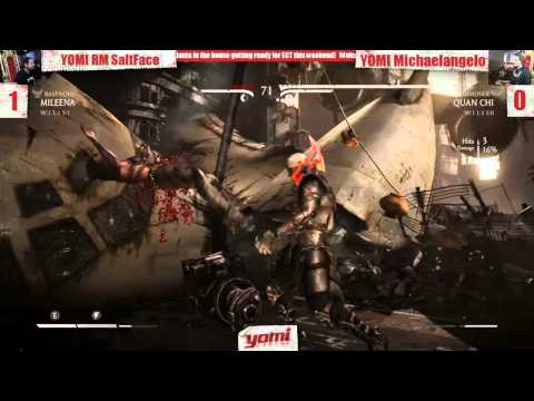 Yomi Gaming MKX Kombat Tuesday Week 8 Winner's Bracket YOMI RM Saltface vs YOMI Michaelangelo