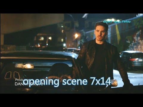 Once Upon A Time 7x14 Opening Scene Alice's Birthday &Hook Get in the car Season 7 Episode 14 Scenes