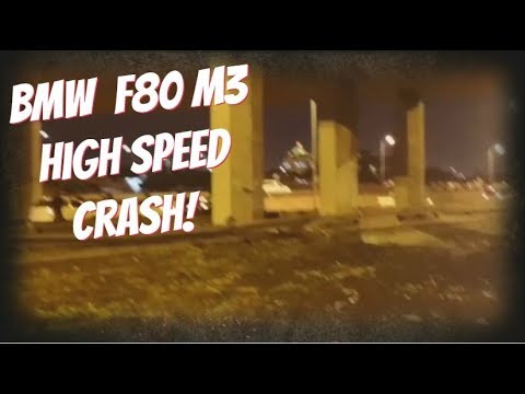 BMW F80 M3 High Speed Crash!