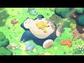 Snorlax & Pikachu Forest Lofi 🌿 Cozy Pokémon Ambience for Sleep & Study