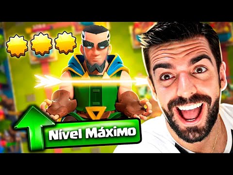 UPEI ARQUEIRO MAGICO PARA NÍVEL MAXIMO ESTELAR NO CLASH ROYALE!