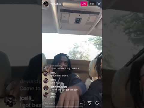 Warhol.ss Instagram live w boofboiicy 9/16/18