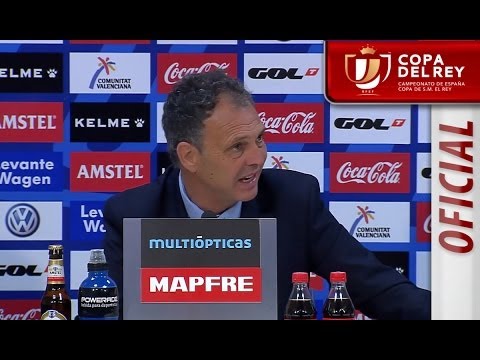 Rueda de Prensa de Caparrós tras el Levante UD (4-0) Recreativo de Huelva - HD