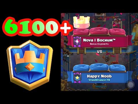 Bochum vs Happy Noob   6100+  Gameplays  ladder Push - Clash Royale