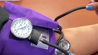 How To Check Manual Blood Pressure | Easy Blood Pressure Tutorial For Medical Assistants