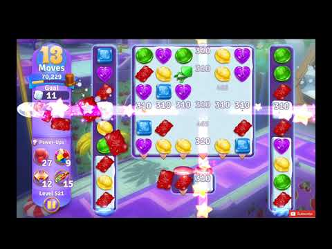 Wonka's World of Candy Level 521 NO BOOSTERS - A S GAMING ✔