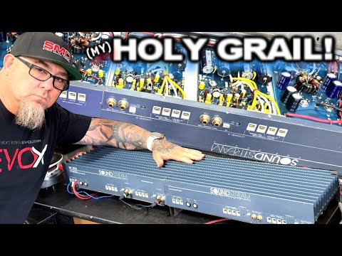 My "Holy Grail" Two very rare oldschool Soundstream MC-500 Amps cracked open, hooked up & played