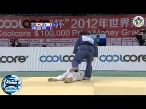 Judo Grand Prix Qingdao 2012 Semifinal -78kg HIDAKA Misaki (JPN)-JUNG Da Woon (KOR)