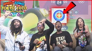 It Comes Down To THE LAST ARROW! Crazy Intense Archery Battle! (Mario & Sonic Olympics)