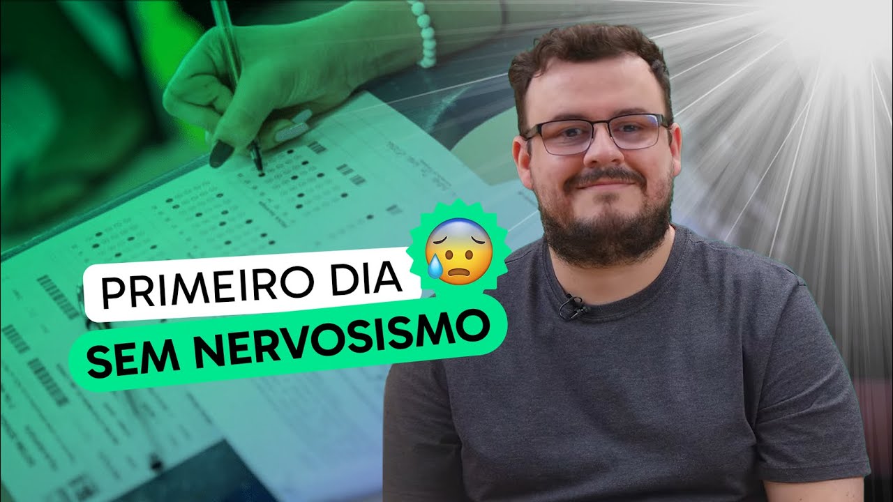 Como se PREPARAR para o Primeiro DIA de PROVA: DICAS que FUNCIONAM