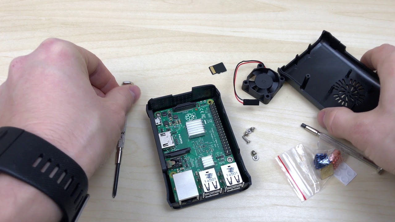 Raspberry Pi Gehäuse mit Lüfter – Der Zusammenbau