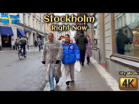 🇸🇪 Stockholm Today | Walking Through the Heart of the City (4K)