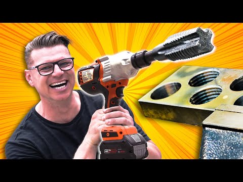 30 mm Gewinde in Stahl – mit dem Akku-Schlagschrauber?!