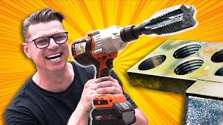 30 mm Gewinde in Stahl – mit dem Akku-Schlagschrauber?!