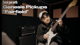 Video thumbnail for Quick jam with Genesis Fairfield Pickups by JAYHUN | 제이훈