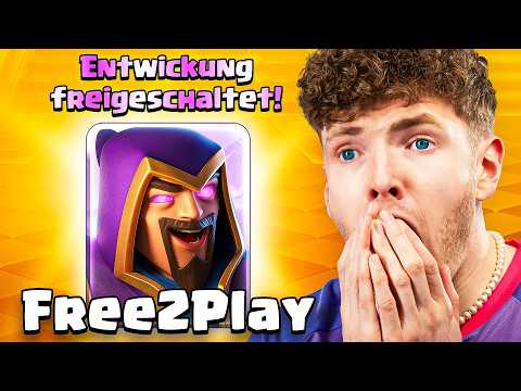 😱🤯EVO WIZARD CHANGES EVERYTHING in the F2P + PASS PROJECT! | 0 to 15,000 Trophies | Clash Royale ...