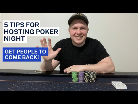 5 Tips To Host Poker Night