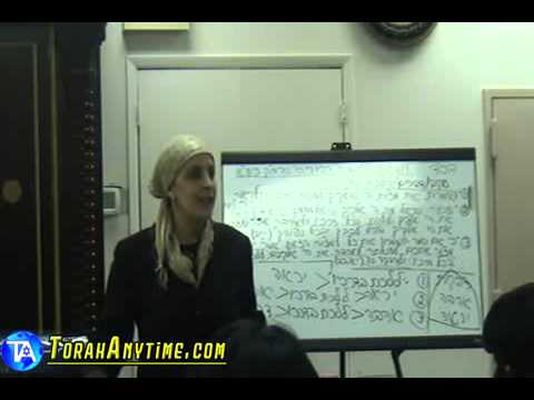 Rabbanit Iris :Tomer Devoravh To Go On His Ways ENGLISH 2011 12 07