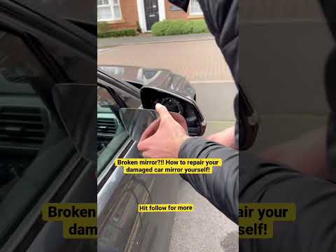 Car Crash?!! How To Fix Your Broken Car Mirror Yourself?!!