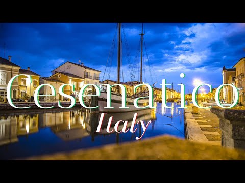 Cesenatico Italy, Beautiful Drone Video Tour of Cesenatico Emilia Romagna 4k