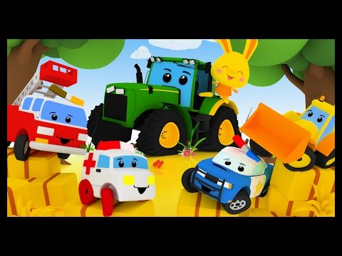 Dans la ferme de Mathurin version Vroum Vroum Touni - Comptines avec les voitures - Titounis