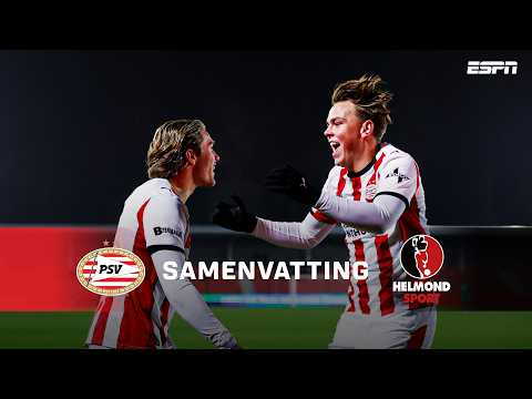 ⚡️ TWEE GOALS binnen 6 MINUTEN in Brabantse derby ⚔️ | Samenvatting Jong PSV - Helmond Sport
